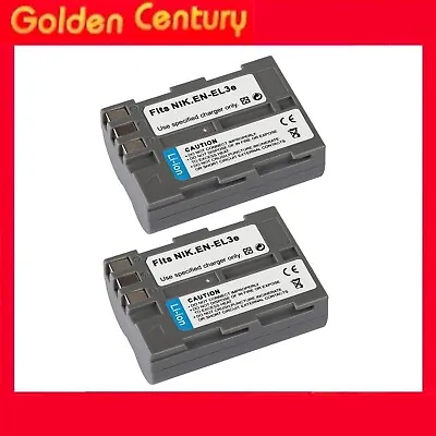 2x EN-EL3e Battery For Nikon D30 D50 D70 D70S D90 D80 D100 D200 D300 D300S D700 • $28.98