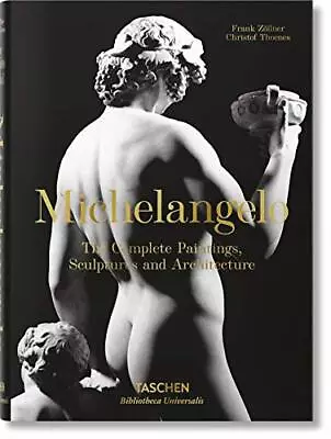 Michelangelo. The Complete Paintings Sculpture... By Thoenes Christof Hardback • $16.58