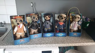 Meerkat Soft Toy Bundle Super Man Batman Sergai Alexandr • £27.50