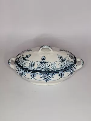 Small MYOTT MONARCH TUREEN ART NOUVEAU SEMI PORCELAIN TUREEN Greenish Blue  • £75