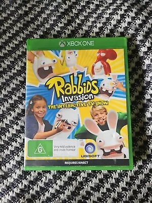 RABBIDS INVASION Interactive TV Show XBOX ONE Complete PAL Game VGC • $7.99