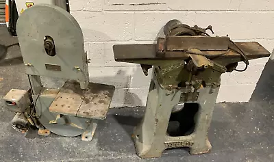 Wadkin Planer And Modern Bandsaw Solid Cast Iron For Parts Needs Restoration • £350