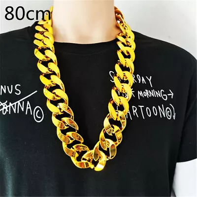 Party Jewelry Hip Hop Chunky Chain Chain Necklace Pendant Punk Choker Hip Hop • £7.41