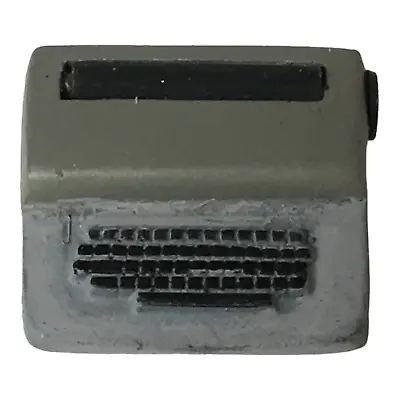 Vtg Miniature Typewriter Business Machine Dollhouse Gray Doll House Fairy Garden • $9.99