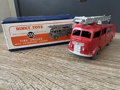 £99.95 • Buy DINKY TOYS 555 Fire Engine With Extending Ladder, Boxed, Mint, Rare.