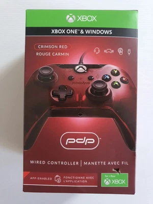 $39 • Buy PDP Gaming Wired Controller XBOX One & Windows Crimson Red New In Box