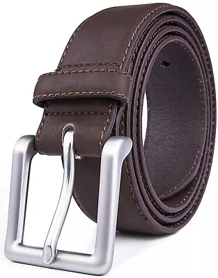 Bonded Leather Belts For Men Classy Dress Belts Mens Belt Many Colors & Sizes • $17.99