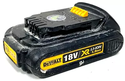 GENUINE DeWalt DCB181-XE 18V 1.5Ah XR Li-ion Battery With Fuel Gauge -Bids Fr $1 • $0.99