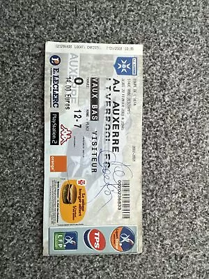 Liverpool Ticket Signed By Sir Kenny Dalglish • £20
