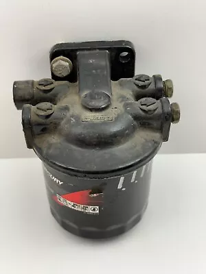 Mercury Racing Fuel Filter Housing 89876 & Fuel Filter 35-802893T Used Good OEM • $29.95