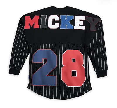 NEW Disney Mickey Mouse Baseball Spirit Jersey For Adults  Size LARGE • $54.95