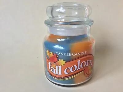 Rare Yankee Candle Swirls Jar Fall Colors Autumn Leaves & November Rain 340g • £30
