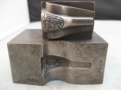 VTG Antique 1927 Jewelry Making Ring Mold Die Hub Stamp Court Law Detroit 22D • $74