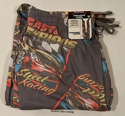 Men's Fast & Furious Sleep Pants Size Small (28-30) NEW • $12.49