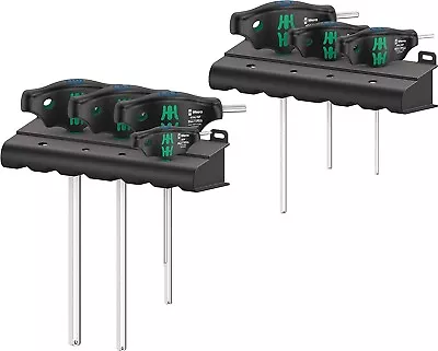 Wera 5023450001 Wera T-Handle Metric Hex-Plus Driver Set With Rack (7-Piece Set) • $79.98