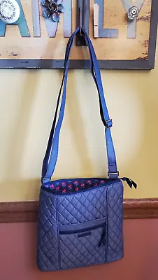 Vera Bradley Denim Microfiber Crossbody Hipster Handbag • $34.40