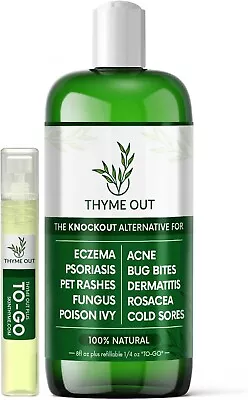 Thyme Out Plus Eczema Treatment Psoriasis Treatment Treats Acne Dermatitis Skin • $26.79