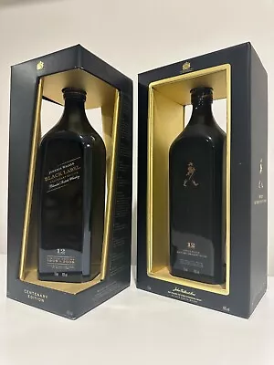 Johnnie Walker Black Label Centenary & Anniversary Ltd Edit Releases 750ml Pair! • $895