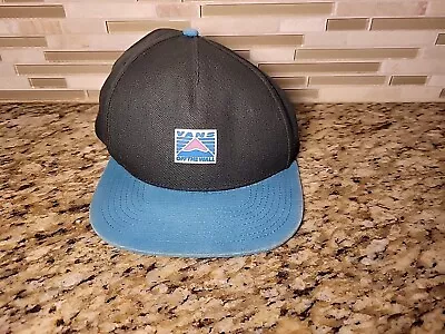 Vans Hat Adjustable Cap One Size Off The Wall Black & Teal • $17.42