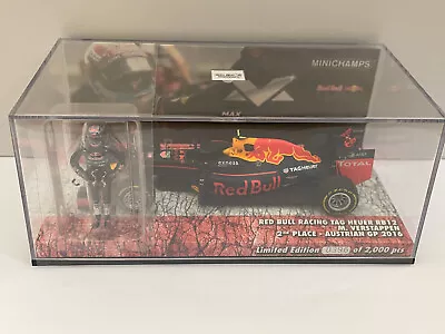 Minichamps 1:43 Red Bull Racing RB12 2nd Place Austrian GP 2016 Max Verstappen • $124.32