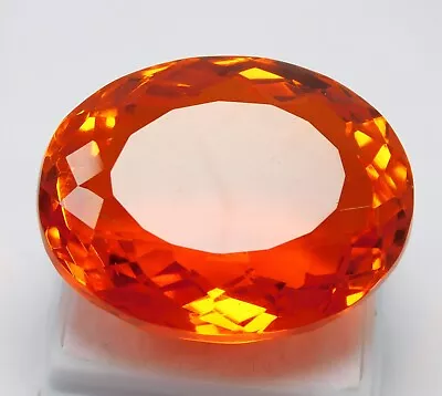 Natural 85.50 Ct Awesome Fire Sparkling Mexican Orange Fire Opal Loose Gemstone • $0.55