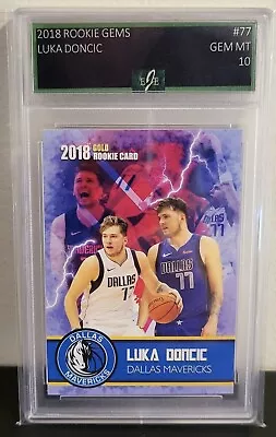 2018 Luka Doncic Rookie Card Graded EJE 10 GEM MINT DALLAS MAVERICKS SUPERSTAR  • $33.50