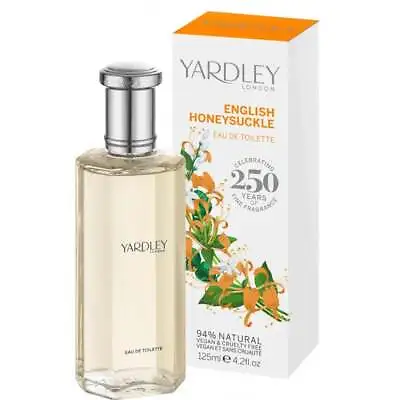 Yardley English Honeysuckle 125ml Edt Spray - New Boxed & Sealed - Free P&p - Uk • £13.90