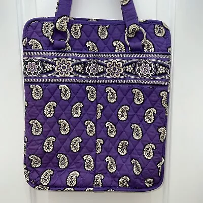 Vera Bradley Simply Violet Paisley Tote 13x11x3 • $17