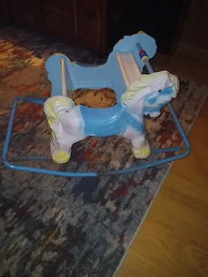 Vintage 1950s Wonder Horse Shoo-Fly Childs Riding Bouncing Rocking Spring Horse • $35