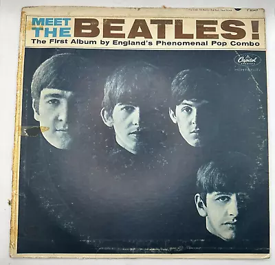 Meet The Beatles Vinyl Lp  Capitol Records  T-2047 • $27.50