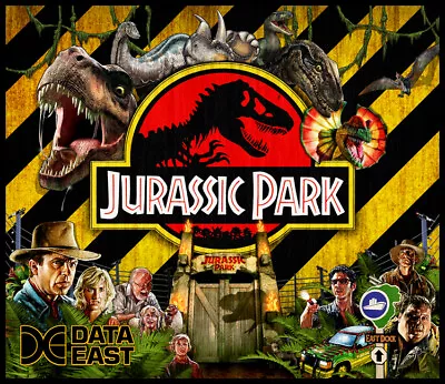 Jurassic Park Pinball Translite DE HIGHEST QUALITY RESOLUTION! • $89