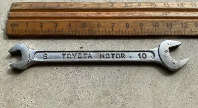 Vintage TOYOTA MOTOR 8mm X 10mm Tool Kit Spanner • $10