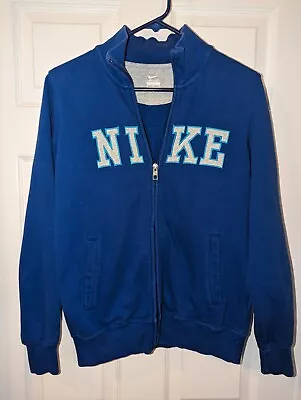 Nike Mens Sweatshirt Size M Full Zip Vintage Bomber Jacket Sweater Windreaker • $29.67