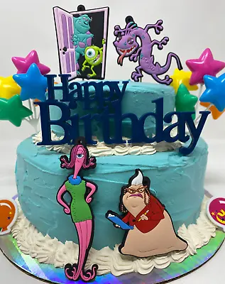 Mosters Inc. Birthday Cake Topper Set ~ BRAND NEW ~ Ships Out Next Day • $15.99
