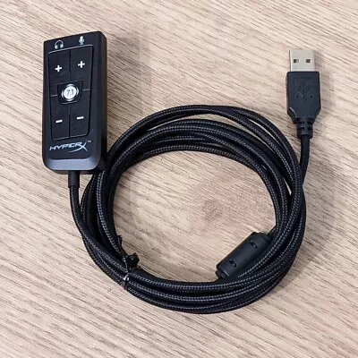 HyperX USB Sound Card Adapter 7.1 Surround For Cloud II /Core 3.5mm Headsets DAC • £27.67