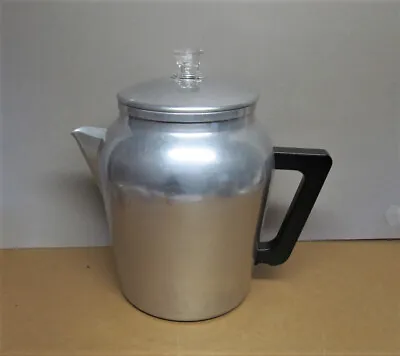 Vintage Magic-Ray Aluminum Coffee Pot Percolator -9 Cup Capacity • $19