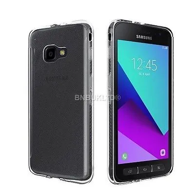 Transparent Clear Silicone Slim Gel Case For Samsung Galaxy Xcover 4 • £3.49