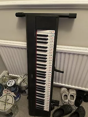 Yamaha NP 12 Piaggero Slimline Home Electronic Keyboard With Stand. • £90