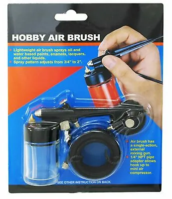 Mini Hobby Air Brush Airbrush Spray Gun Kit Hobby Paint Starter Tool • $24.99