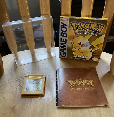 $699.99 • Buy Pokemon Yellow Version Special Pikachu Edition Gameboy - Complete CIB (NO ESRB)