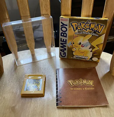 Pokemon Yellow Version Special Pikachu Edition Gameboy - Complete CIB (NO ESRB) • $489.99