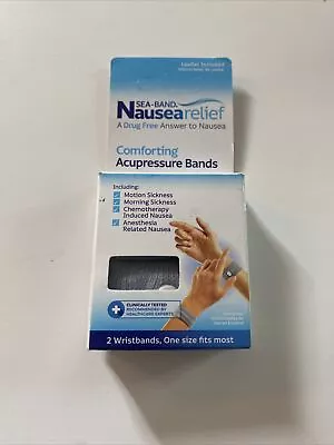 Sea-band Wristband Acupressure (Anti-Nausea Relief) New  Package Slightly STAIN • $8.95