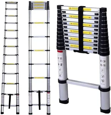 £69.99 • Buy 3.2m,3.8m,4.8m, Telescopic Loft Ladder Multi-Purpose, AMAZON UNWANTED RETURNS