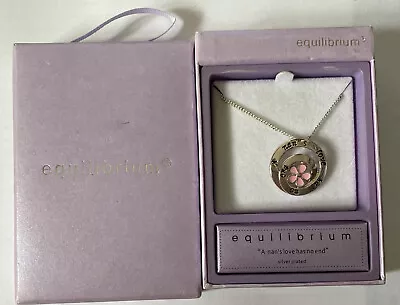 Equilibrium Necklace Colour Flower A Nan's Love Has No End Boxed New • £12.50