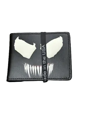 Buckle-Down Mens Pu Bifold - Venom Wallet MADE IN USA • $14.99