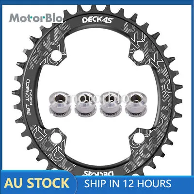 DECKAS 104BCD Narrow Wide 1X Chainring 32-52T Round/Oval CNC Black For 7-12S MTB • $21.99