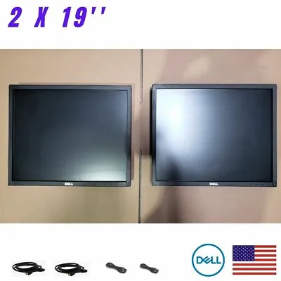 LOT 2 Dual Dell P1917S 19inch 1280x1024 LCD Monitor No Stand+ HDMI (B Grade) • $69.88