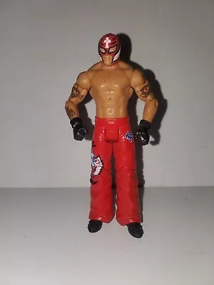 WWE ELITE Rey Mysterio WWE 6  Blank Torso Red Pants Mattel Action Figure • $15