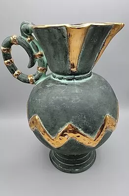 Antique Ceramic Water Pitcher Spain For Stewarts N1 9  Baltimore Memorabilia  • $52