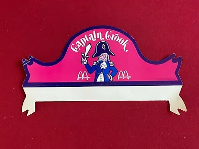 1978 McDonalds  Un-Used   Captain Crook Paper Hat (Scarce / Vintage) • $32